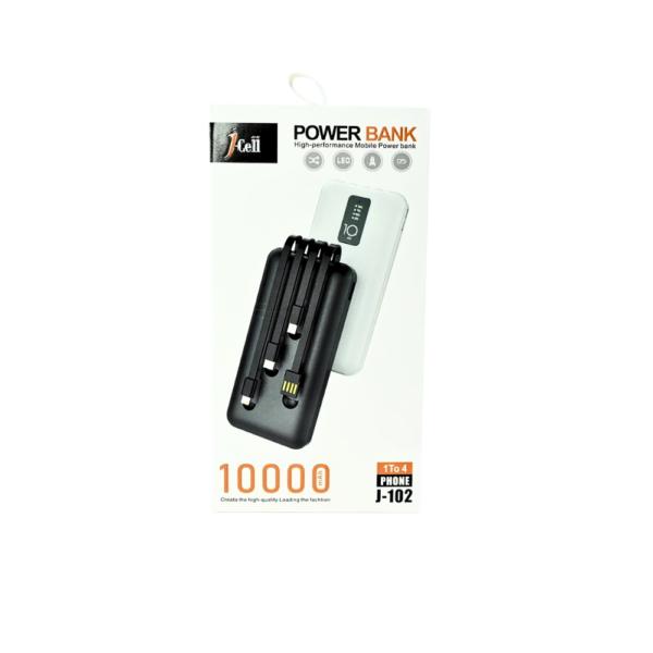 J-Cell 10,000mAh Power Bank 5-in-1 - Image 4